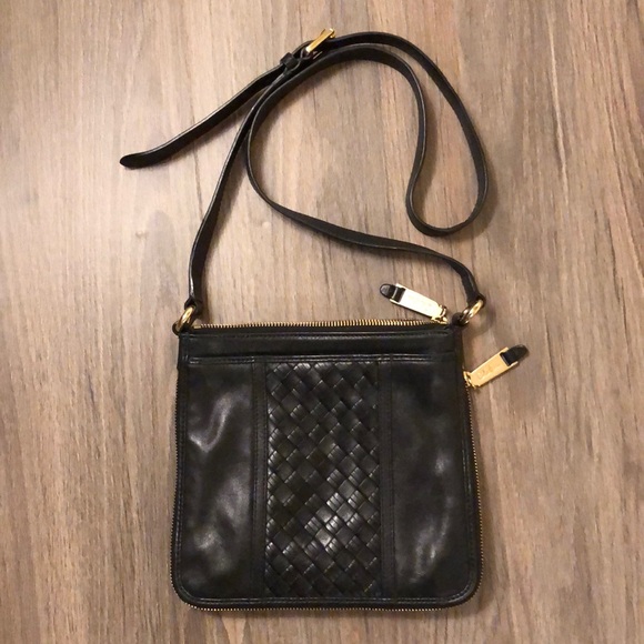 cole haan black crossbody bag